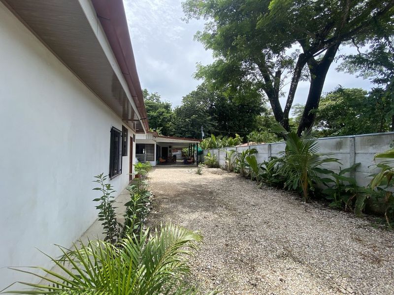 Fenced garden in Casa Munoz home for sale samara costa rica