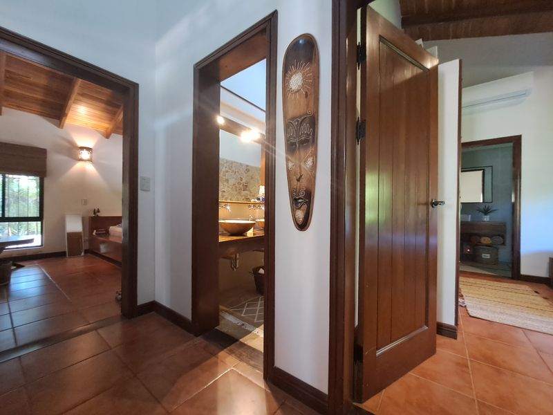 Patio serving bedrooms at Casa Vista Las Palmas home for sale samara guanacaste costa rica