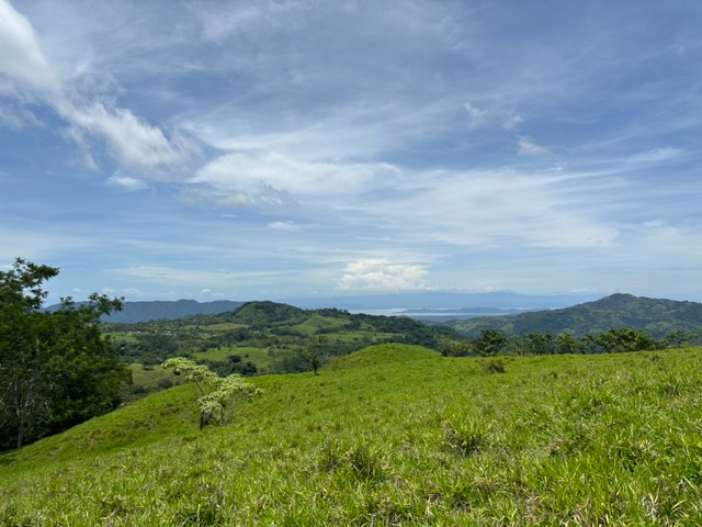 Green fields and golf view from Finca Monte Romo for sale at Hojancha Playa Carillo Guanacaste Costa Rica
