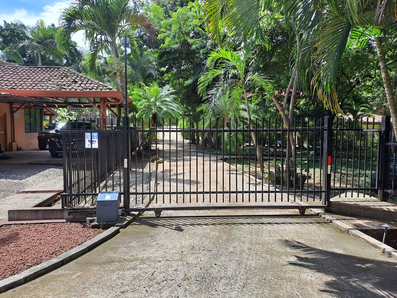secure gate of Casa Garcia home for sale Samara Guanacaste Costa Rica