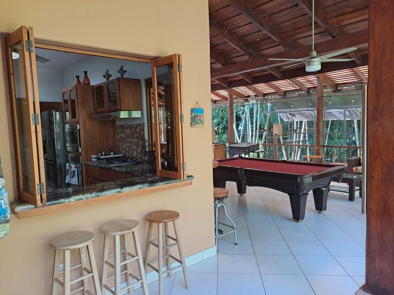 kitchen breakfast bar of Casa Garcia home for sale Samara Guanacaste Costa Rica