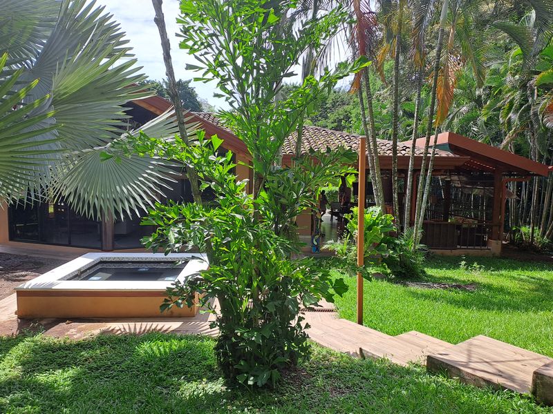 tropical pool area of Casa Garcia home for sale Samara Guanacaste Costa Rica