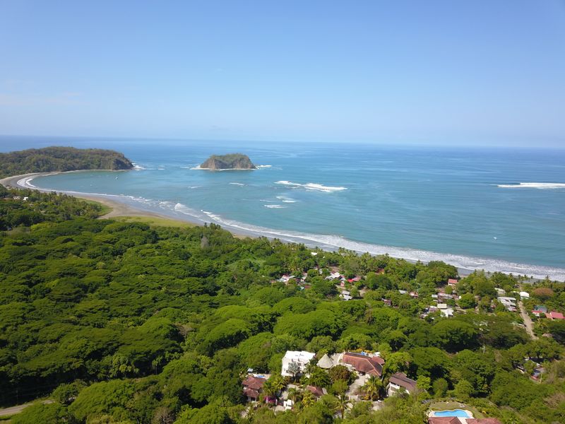 ocean view of Samara Bay from Loma Vista Mar land for sale Samara Guanacaste Costa Rica